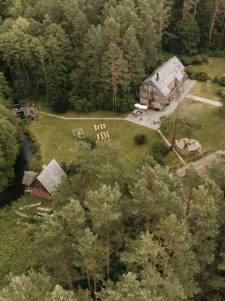 Villa Rata sodyba Druskininkuose, fotografavimas dronu